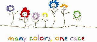 many colors,one race
